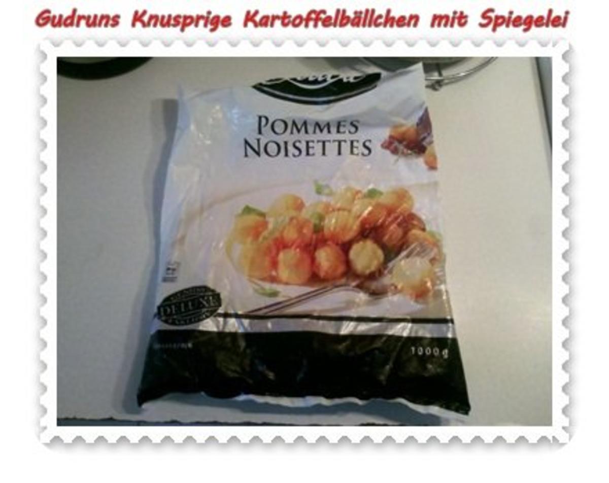 Kartoffeln: Knusprige Kartoffelbällchen mit Spiegelei - Rezept - Bild Nr. 2