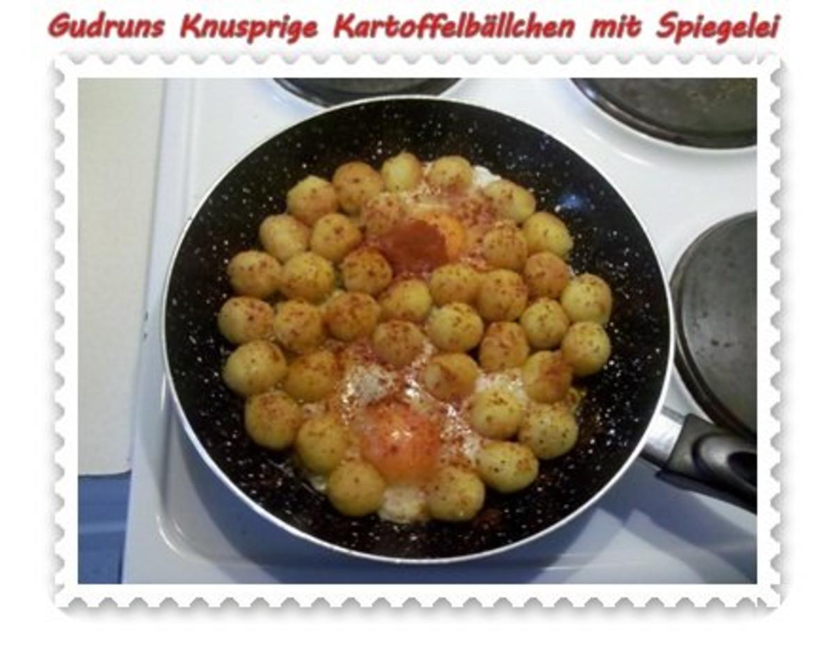Kartoffeln: Knusprige Kartoffelbällchen mit Spiegelei - Rezept - Bild Nr. 6