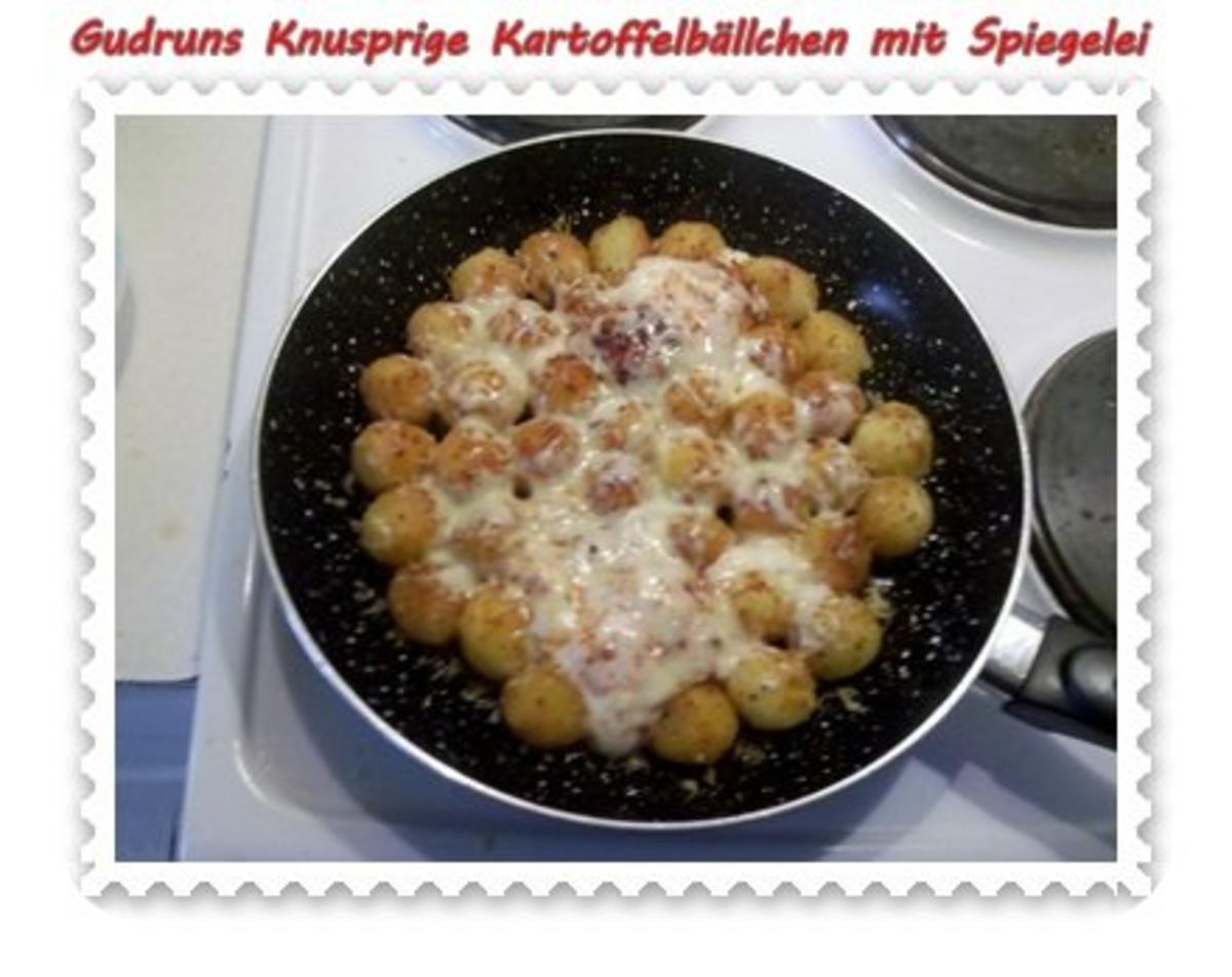 Kartoffeln: Knusprige Kartoffelbällchen mit Spiegelei - Rezept - Bild Nr. 7