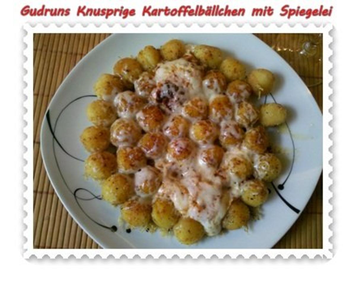 Kartoffeln: Knusprige Kartoffelbällchen mit Spiegelei - Rezept - Bild Nr. 11