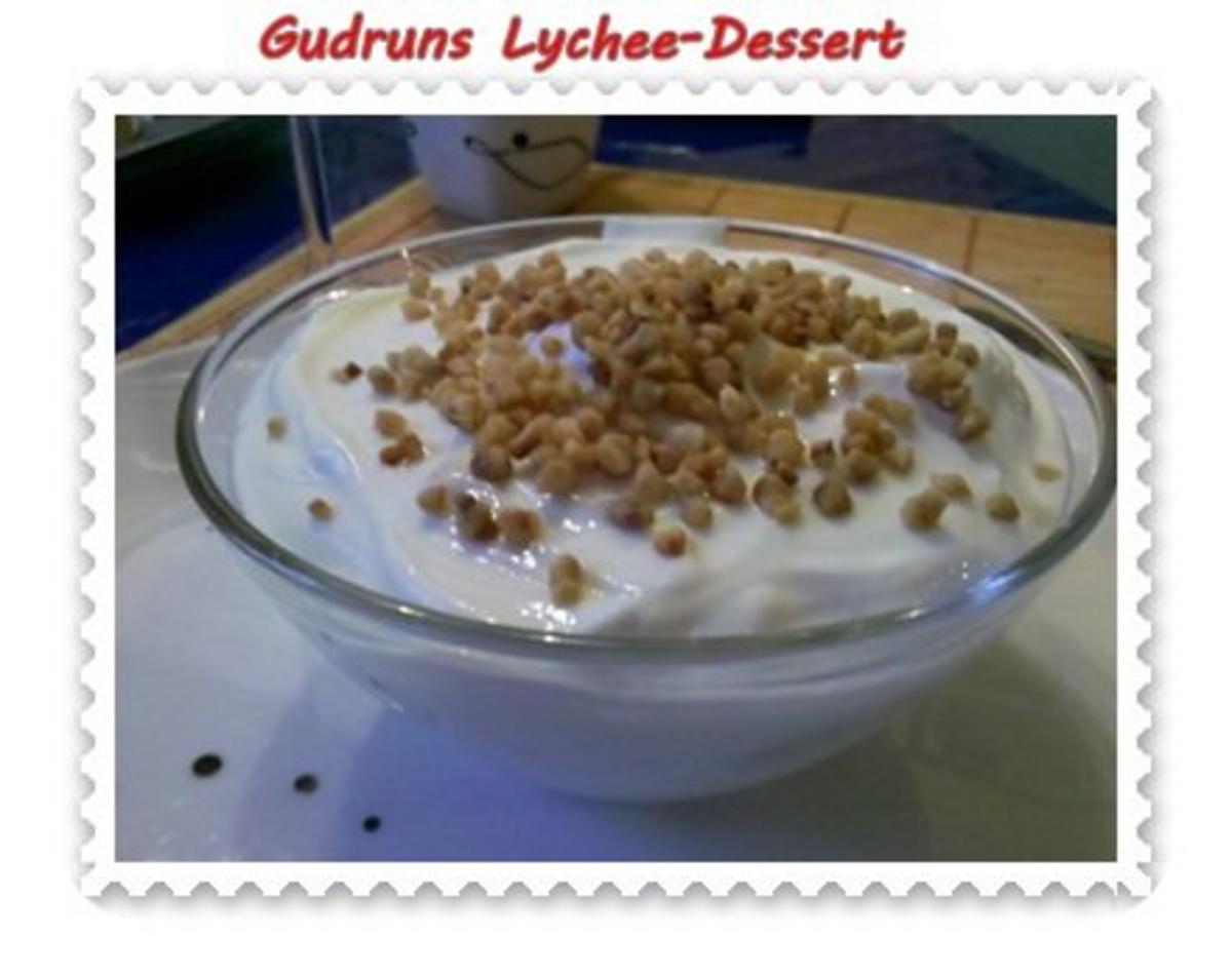 Nachtisch: Lychee-Dessert - Rezept