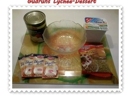 Rezept: Nachtisch: Lychee-Dessert Bild Nr. 2 Nachtisch: Lychee-Dessert - Rezept - Bild Nr. 2