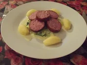 SAUCISSON  IM BERGHEU  nach ÄLPLER -ART - Rezept