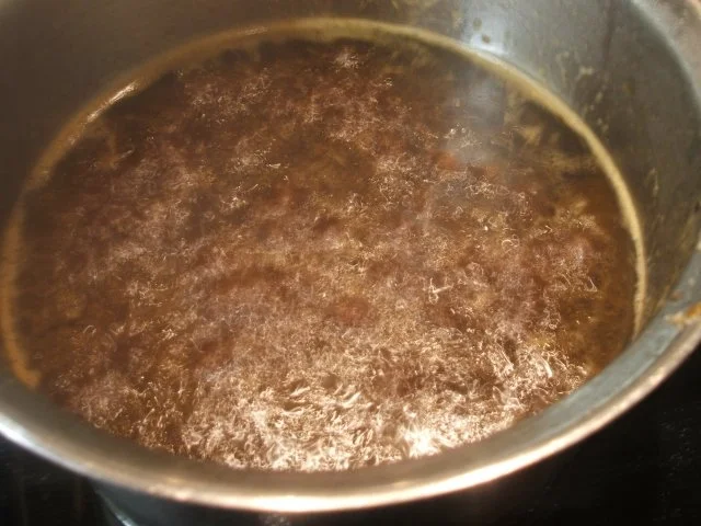 Rezept: Fleisch: Rosmarinbraten in Biersoße mit Honigspätzle Bild Nr. 11 Fleisch: Rosmarinbraten in Biersoße mit Honigspätzle - Rezept - Bild Nr. 11