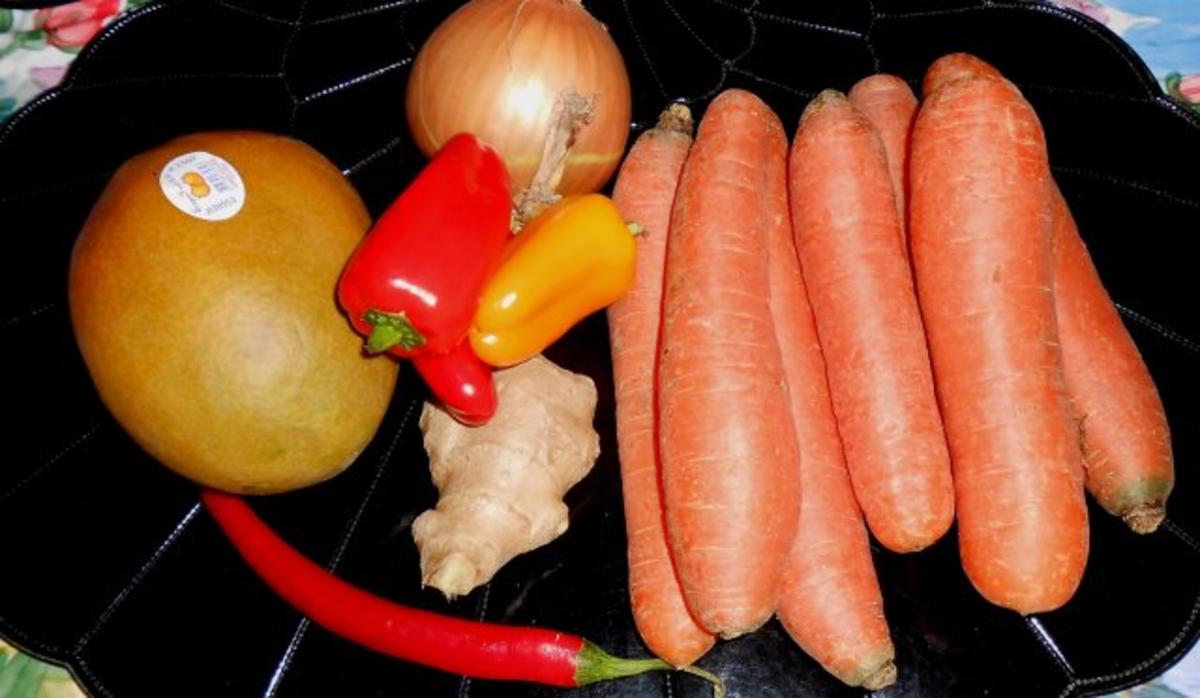 Karotten-Ingwer-Mango-Suppe - Rezept - Bild Nr. 2