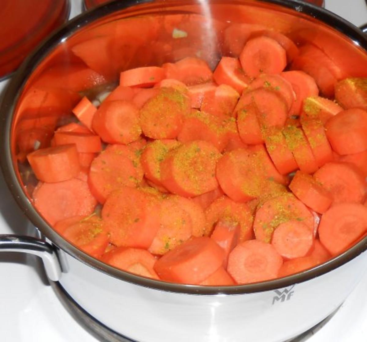 Karotten-Ingwer-Mango-Suppe - Rezept - Bild Nr. 5