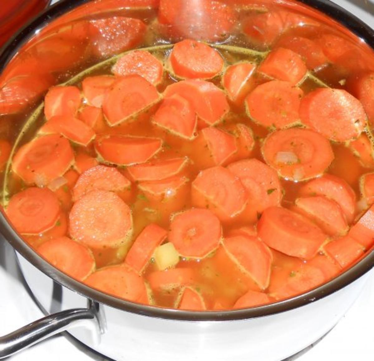 Karotten-Ingwer-Mango-Suppe - Rezept - Bild Nr. 6