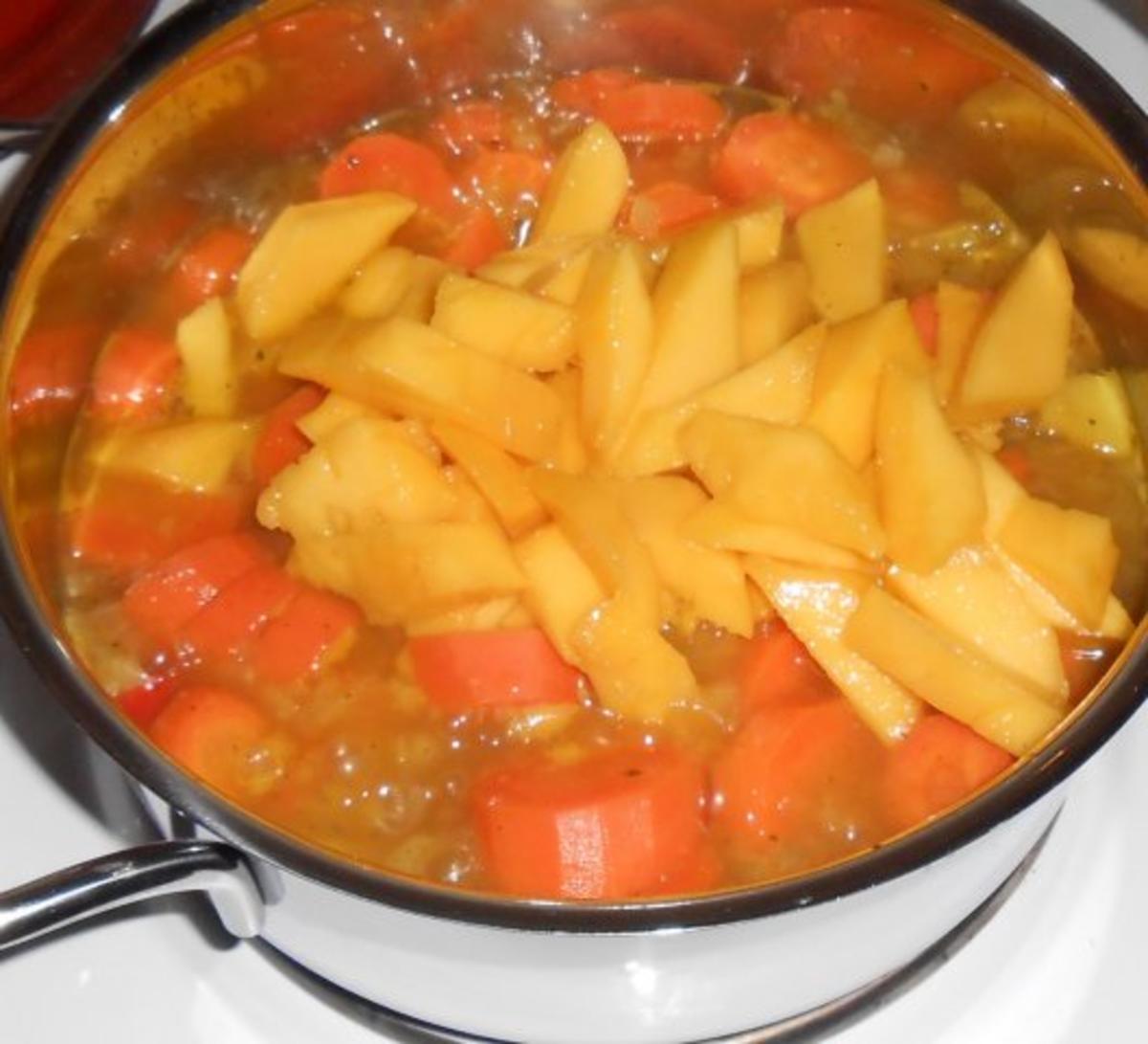 Karotten-Ingwer-Mango-Suppe - Rezept - Bild Nr. 7