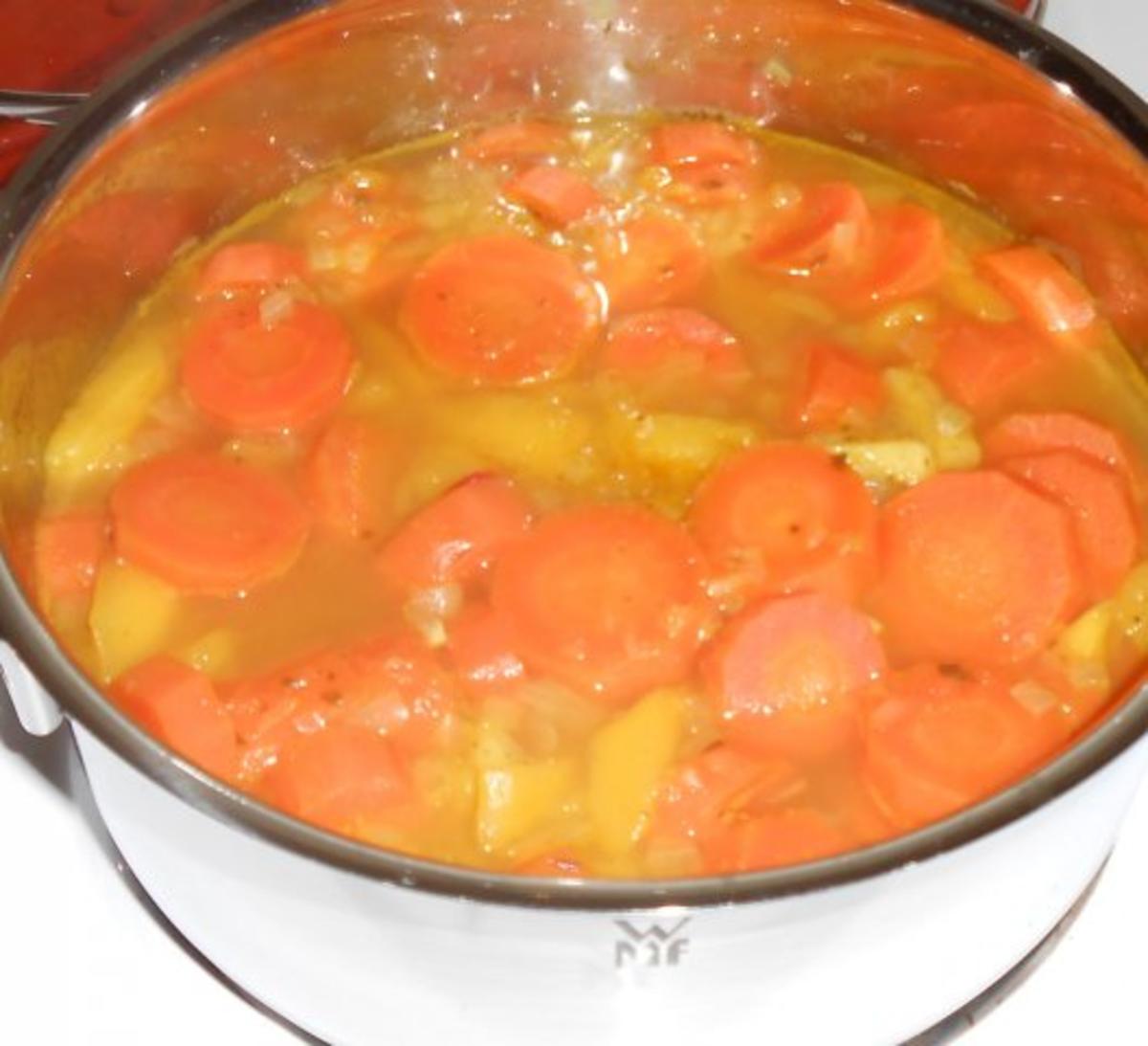 Karotten-Ingwer-Mango-Suppe - Rezept - Bild Nr. 9