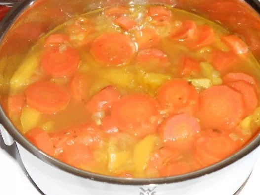 Karotten-Ingwer-Mango-Suppe - Rezept - Bild Nr. 9