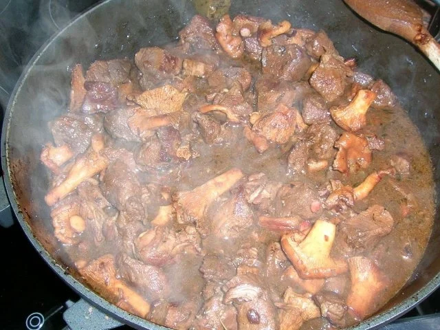 Rehgulasch mit Pfifferlingen - Rezept - Bild Nr. 5