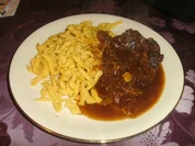 Rinderkarbonaden mit Biersoße - Rezept