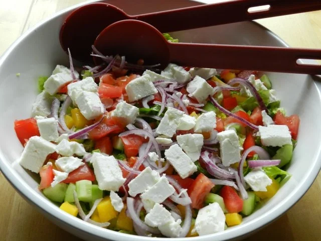 Rezept: Heikes frischer Sommersalat Heikes frischer Sommersalat - Rezept
