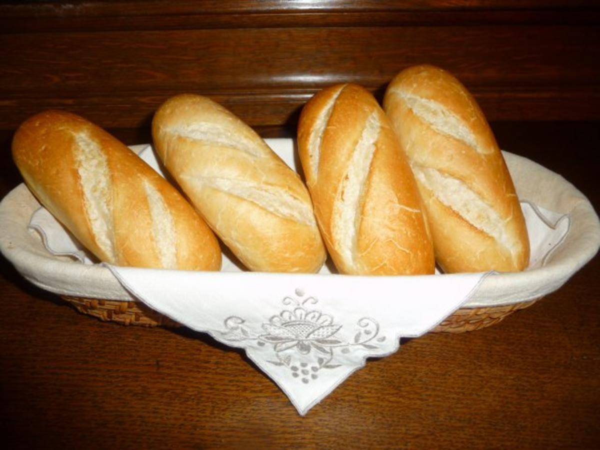 Brot & Brötchen : Dinkel - Baguett - Brötchen - Rezept