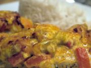Überbackenes Tikka-Curry-Huhn - Rezept