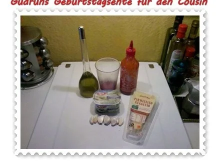 Geflügel: Kräuterschlemmerente mit Ofengemüse, Gorgonzolasoße und Klöße - Rezept - Bild Nr. 2