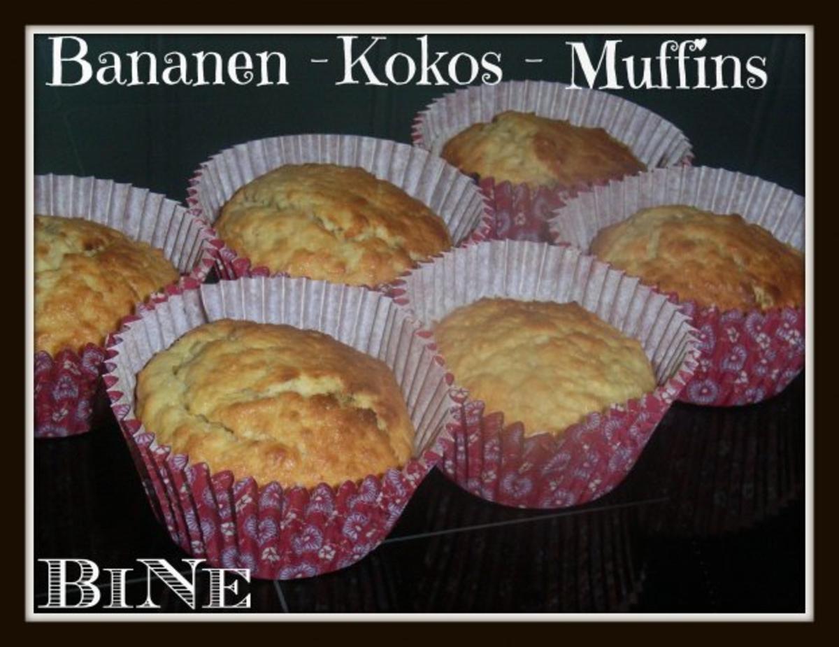 BiNe` S BANANEN - KOKOS - MUFFINS - Rezept - Bild Nr. 5