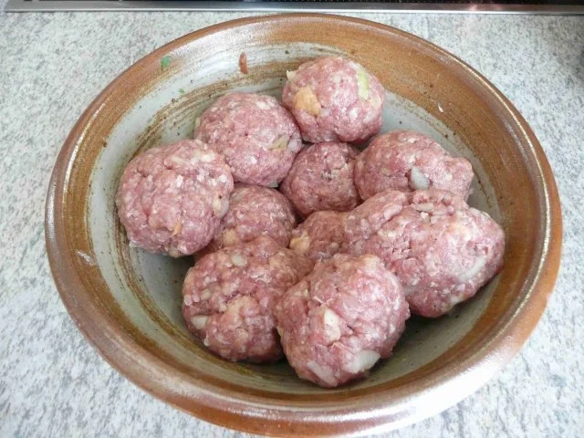 Rezept: Hackfleisch : Hack - Klops an Reis Bild Nr. 3 Hackfleisch : Hack - Klops an Reis - Rezept - Bild Nr. 3