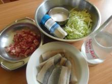 KATERFRÜHSTÜCK die 2 te Variante  ( Herings-Salat  aus Oma`s Kochbuch ) - Rezept