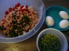 Lyoner-Wurstsalat dazu Krischtelscher - Rezept