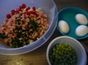 Lyoner-Wurstsalat dazu Krischtelscher - Rezept