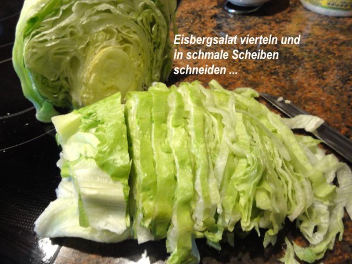 Salatbar:   EISBERG-TOMATEN-SALAT - Rezept - Bild Nr. 2