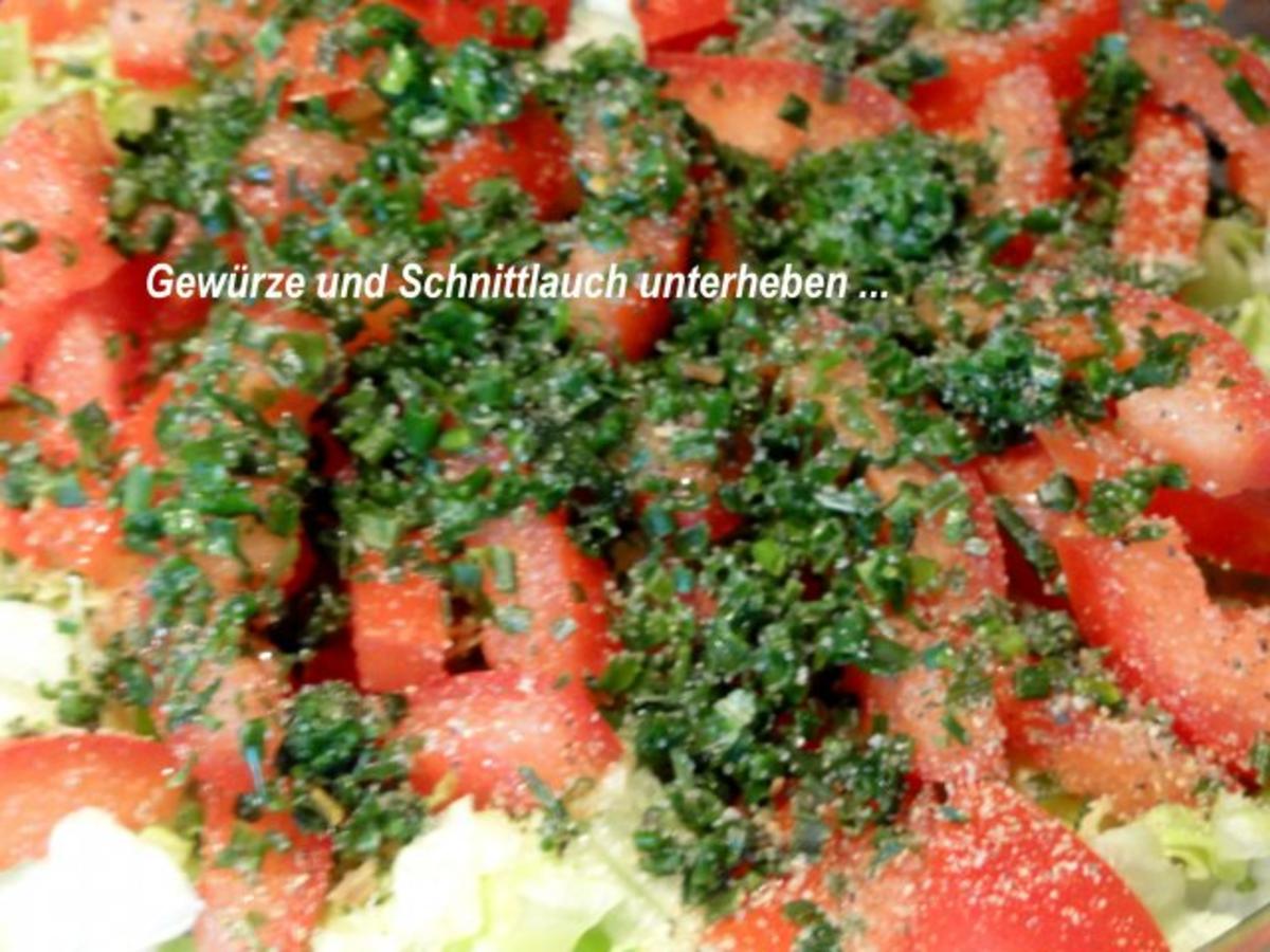 Salatbar:   EISBERG-TOMATEN-SALAT - Rezept - Bild Nr. 4