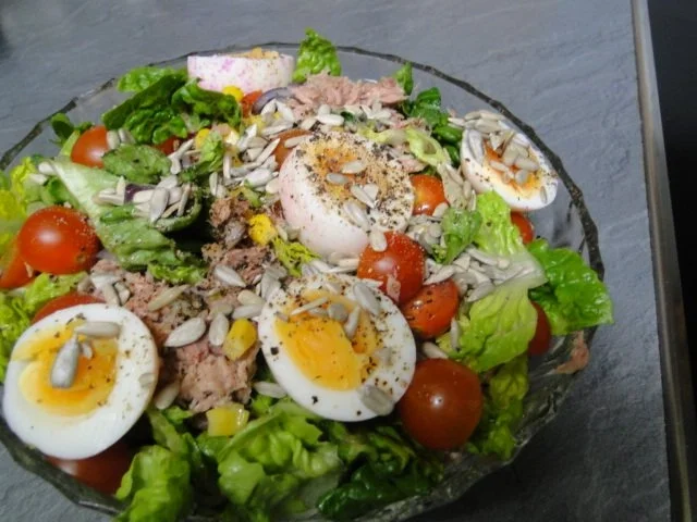 Rezept: Salatherzensalat mit vielen leckeren Köstlichkeiten Bild Nr. 2 Salatherzensalat mit vielen leckeren Köstlichkeiten - Rezept - Bild Nr. 2