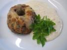 Knödel: Gemüseknödel auf Meerrettich-Käse-Soße - Rezept