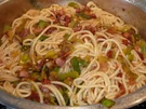 Pasta: Spaghettipfanne - Rezept
