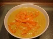 Kartoffelsuppe à la Papa mit Lachsstreifen - Rezept