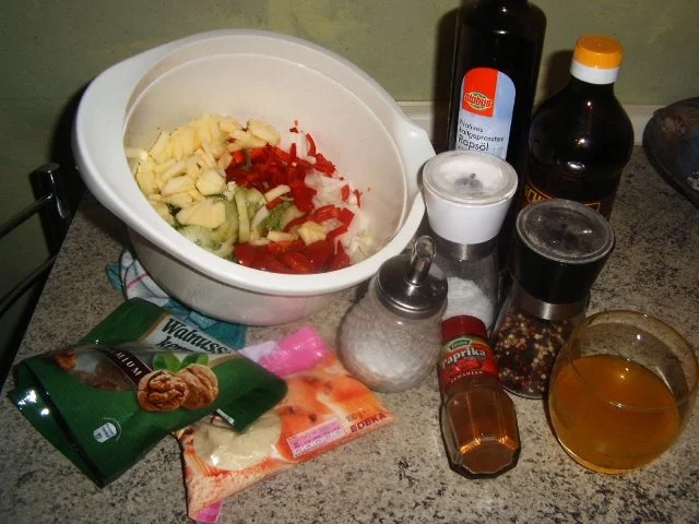 Bunter Salat mit Krokant - Rezept - Bild Nr. 2