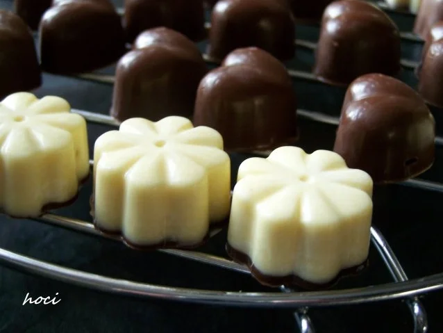 mes quatre chocolats fovoriten ~ mein vier Pralinen Favoriten - Rezept - Bild Nr. 2