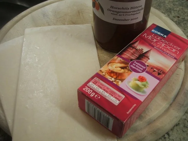 Backen: Orangen-Marzipan-Schneckle - Rezept - Bild Nr. 2