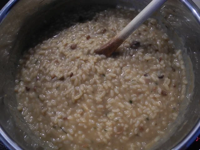 Risotto mit Steinpilzen - Risotto ai funghi - Rezept - Bild Nr. 3