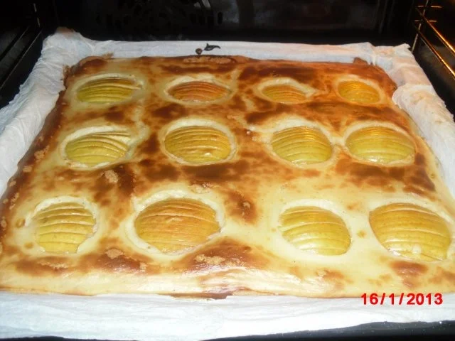 Apfelkuchen mit Cremepudding, - Rezept - Bild Nr. 11