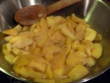 Beilage : Apfelspalten mit Reissirup - Rezept