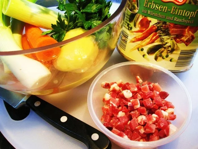 Rezept: Erbsensuppe "Camperglück" ... Bild Nr. 2 Erbsensuppe "Camperglück" ... - Rezept - Bild Nr. 2