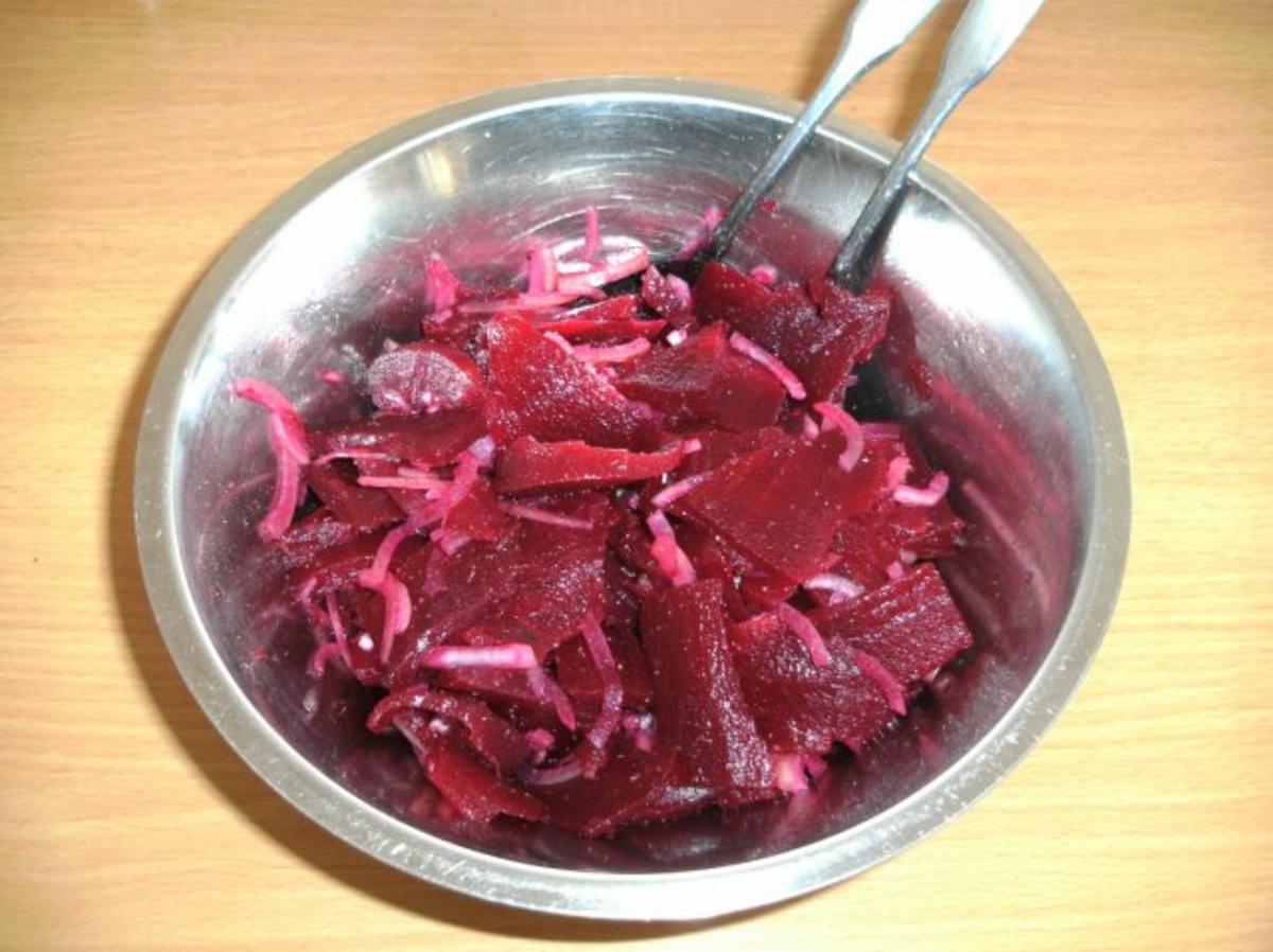 Beilage: Rote Bete Salat - Rezept