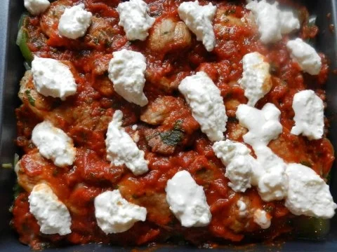 Rezept: Überbackene Schweinemedaillons auf Gemüse Bild Nr. 4 Überbackene Schweinemedaillons auf Gemüse - Rezept - Bild Nr. 4