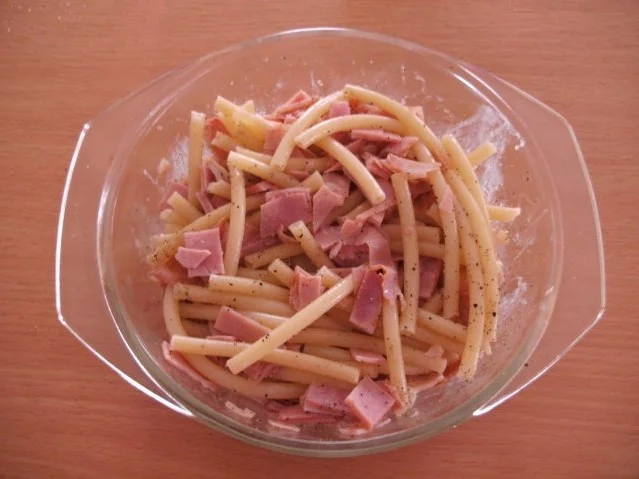 Hauptgericht: Makkaroni mit Schinken, überbacken - Rezept - Bild Nr. 3