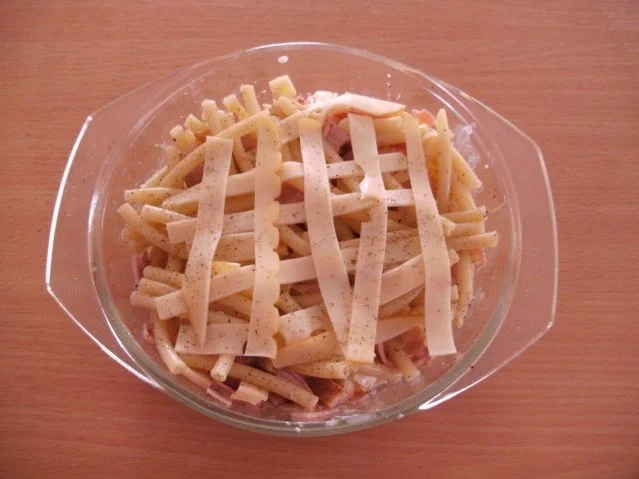 Hauptgericht: Makkaroni mit Schinken, überbacken - Rezept - Bild Nr. 4