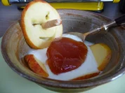 Dessert : Selbstgemachter Joghurt mit Quittengelee - Rezept