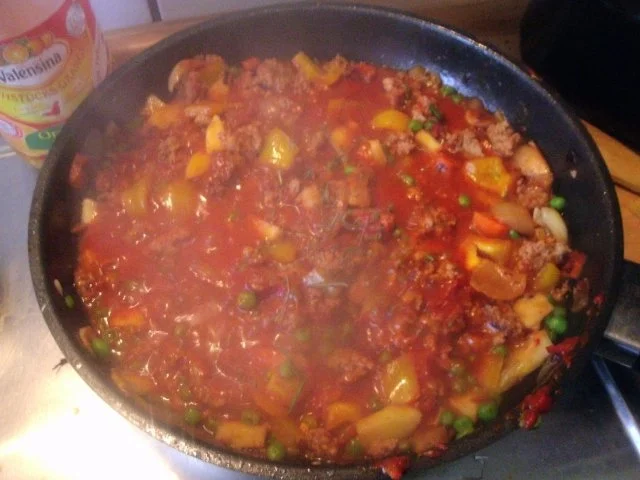 Kartoffeln - Möhren - Bolognese-Schichtgratin.... - Rezept - Bild Nr. 4