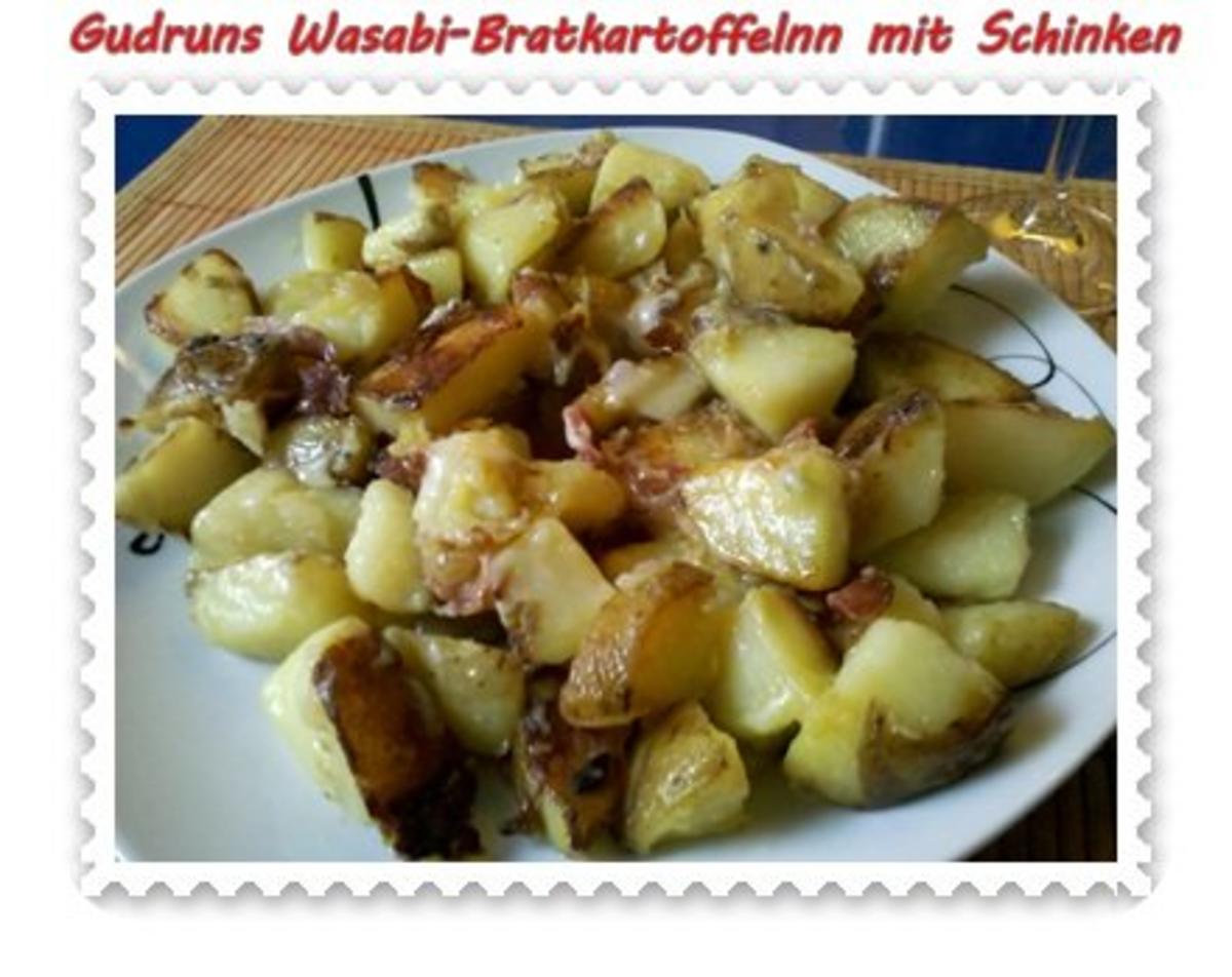 Kartoffeln: Wasabi-Bratkartoffeln mit Schinken und Bergkäse - Rezept