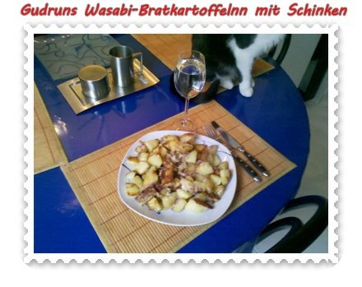 Kartoffeln: Wasabi-Bratkartoffeln mit Schinken und Bergkäse - Rezept - Bild Nr. 8