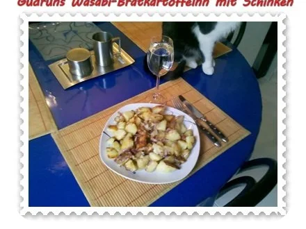 Kartoffeln: Wasabi-Bratkartoffeln mit Schinken und Bergkäse - Rezept - Bild Nr. 8