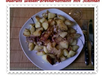 Kartoffeln: Wasabi-Bratkartoffeln mit Schinken und Bergkäse - Rezept - Bild Nr. 9