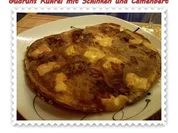 Rezept: Eier: Rührei mit Schwarzwälder Schinken und Camenbert Eier: Rührei mit Schwarzwälder Schinken und Camenbert - Rezept