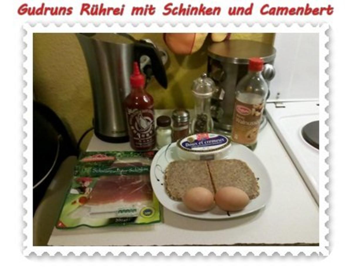 Eier: Rührei mit Schwarzwälder Schinken und Camenbert - Rezept - Bild Nr. 2